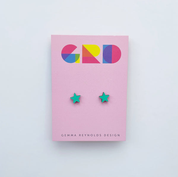 Twinkle Plywood mint studs