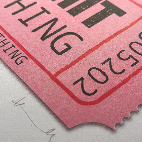 Admit Nothing, Deny Everything riso print