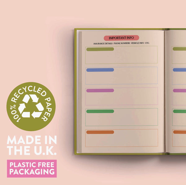 Les Fleurs - Bold Flower Design Diary 2026