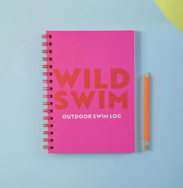 Pink and Red Swim Journal