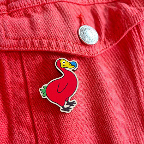 Dodo wooden pin