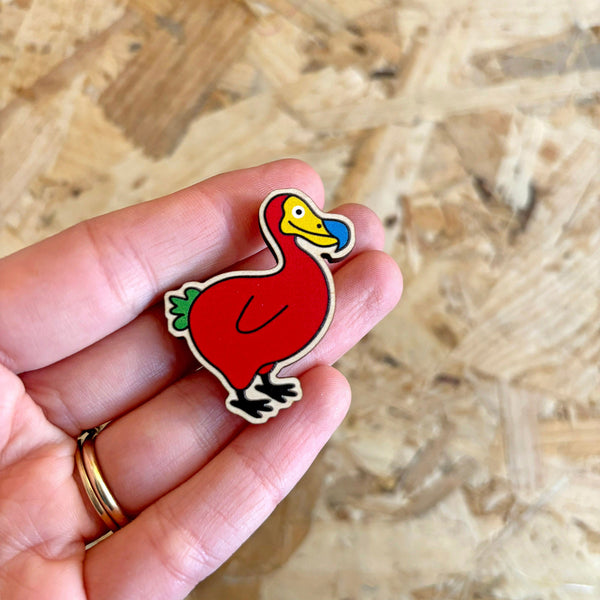 Dodo wooden pin