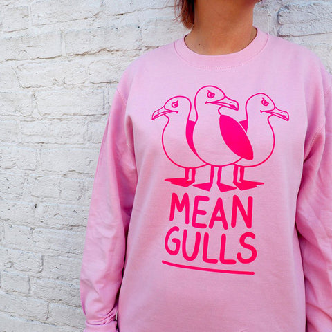 Mean Gulls adult unisex sweatshirt