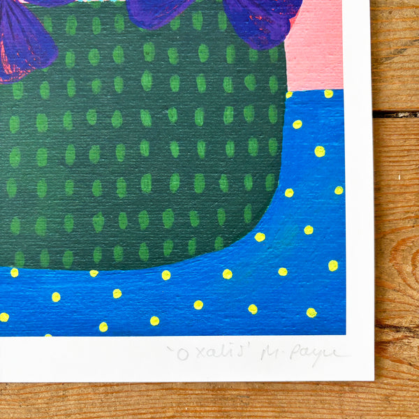 Oxalis print