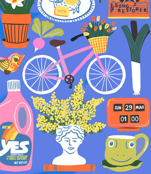 A Year In Objects Risograph Calendar 2026
