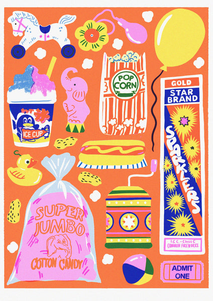 A Year In Objects Risograph Calendar 2026