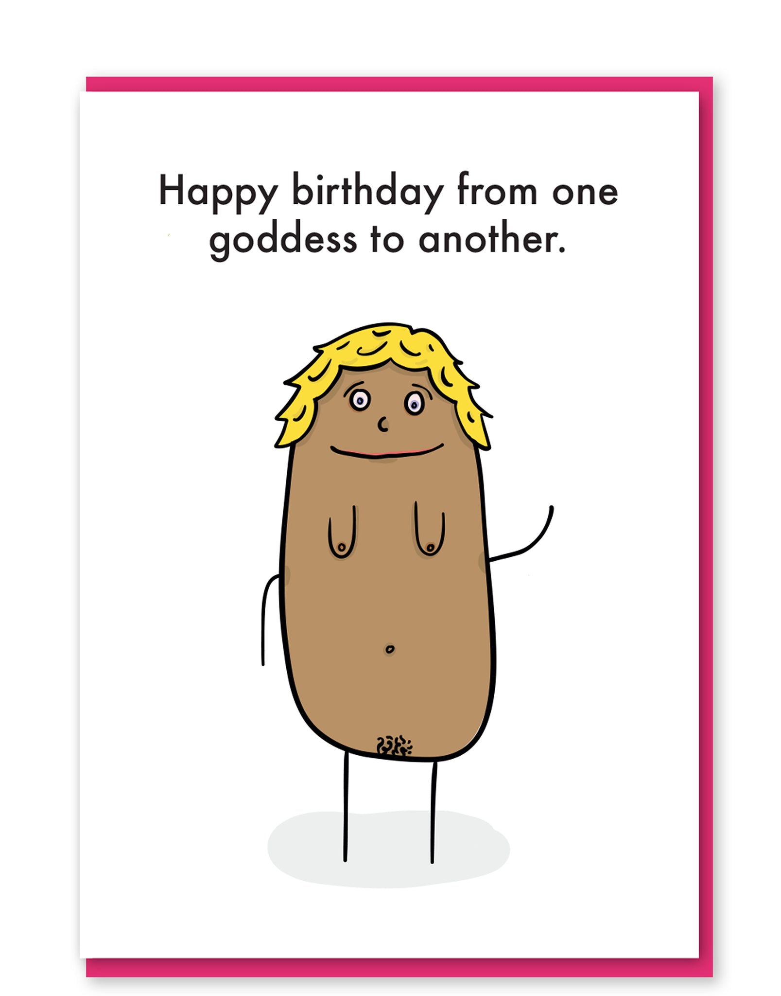 Goddess birthday card