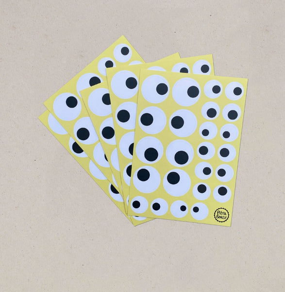 Googly Eye waterproof sticker pack