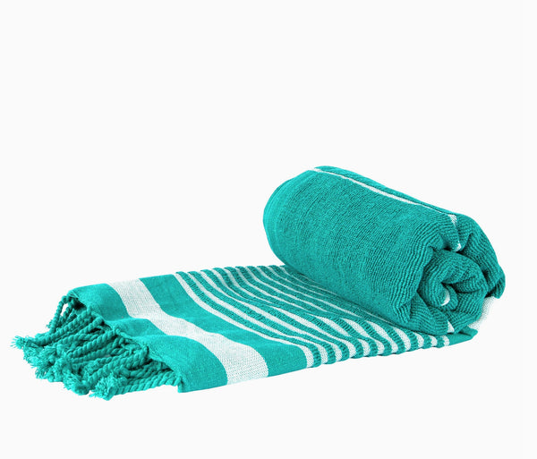 Deluxe Cotton Towel - Turquoise