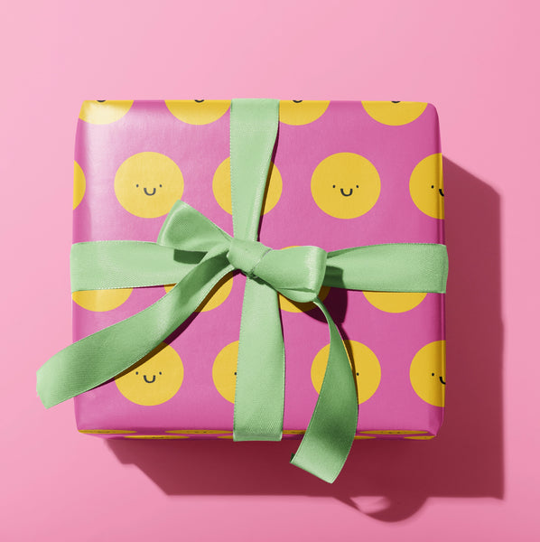 Smiley Face wrapping paper