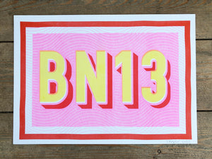 BN13 risograph print A4