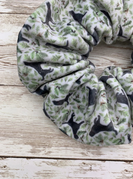 Black Labrador scrunchie