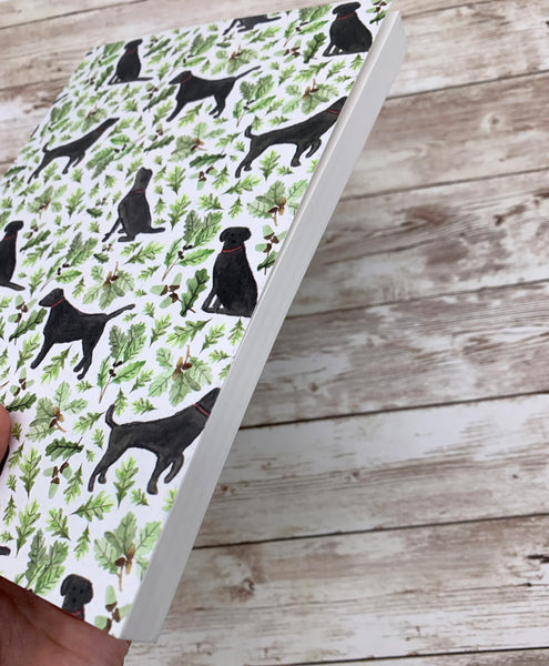 Black Labrador Notebook