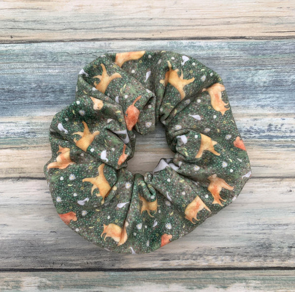 Golden Retriever scrunchie