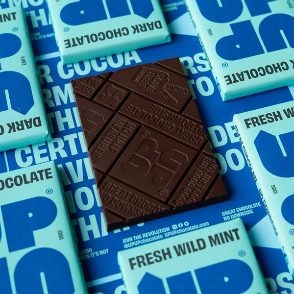 Wild Mint dark chocolate bar