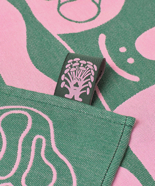 Mushrooms tea towel