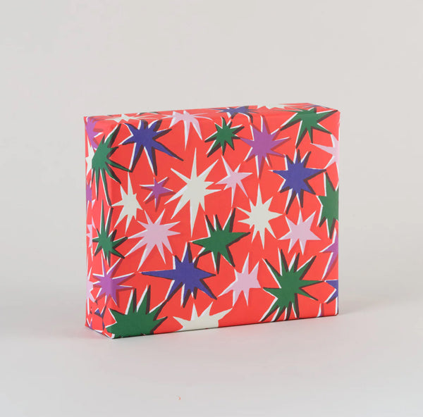 Stars wrapping paper