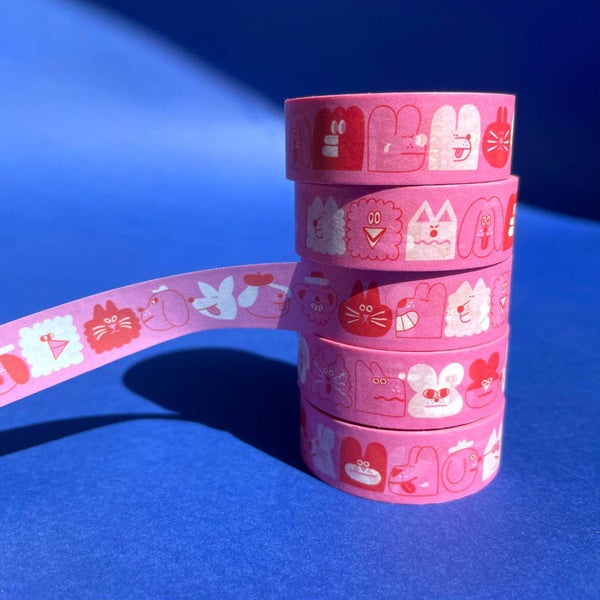Joy Boys pink washi tape