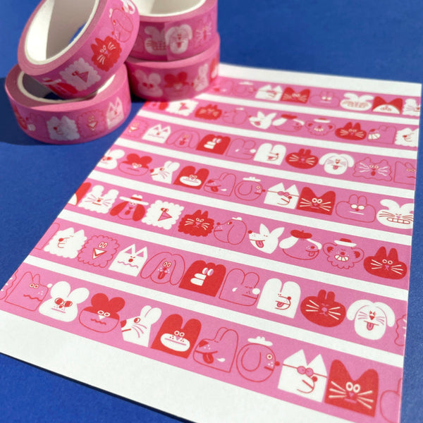 Joy Boys pink washi tape