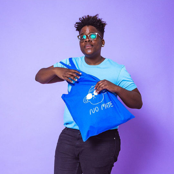Yes Mate No Mate tote bag