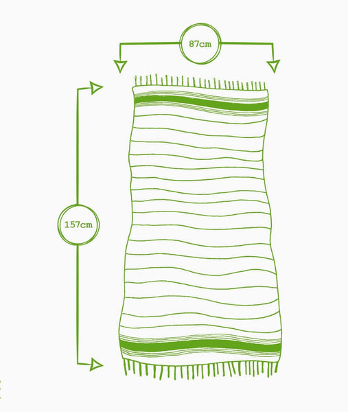 Deluxe Cotton Towel - Turquoise