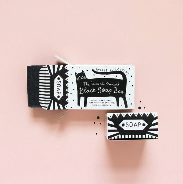 Black Cat charcoal soap bar