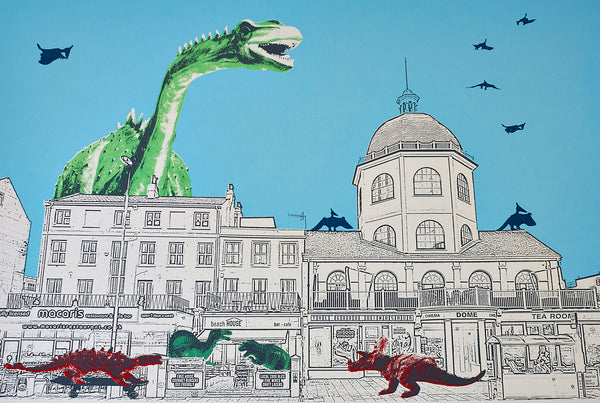 Dome Cinema Dinos print