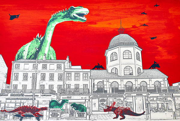 Dome Cinema Dinos print