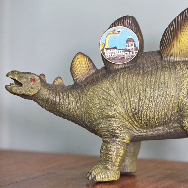 Dippy and Dome pin badge