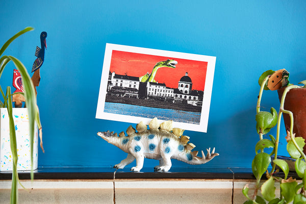 Dippy and Dome Greetings Card - Inspired