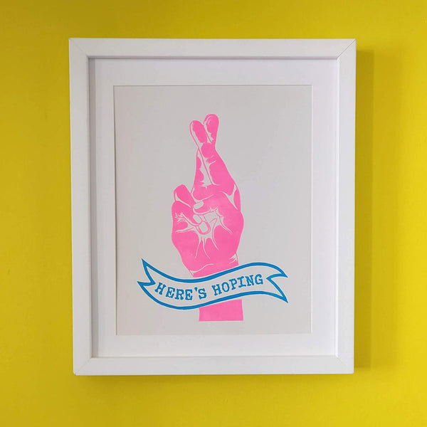 Here's Hoping print