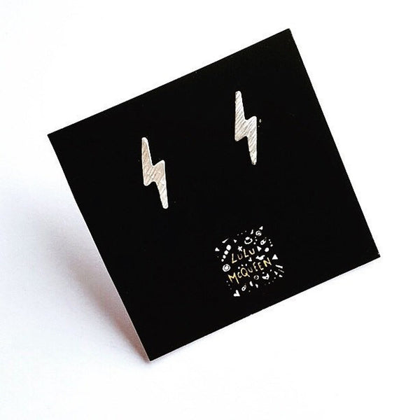 Lightning Bolt stud earrings