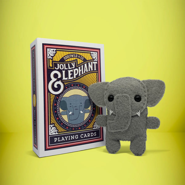 Felt Elephant in a box
