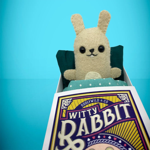 Felt Rabbit in a box