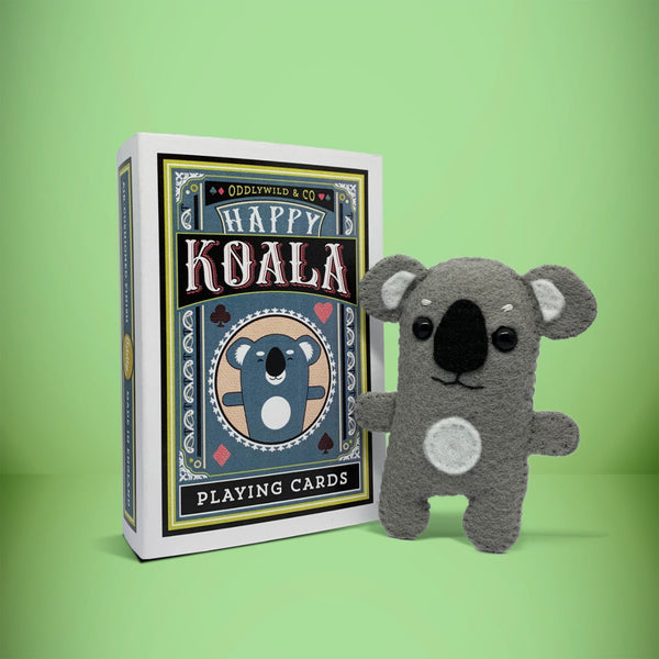 Felt koala in a box
