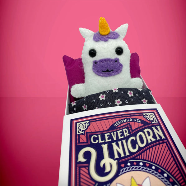 Felt Unicorn in a box