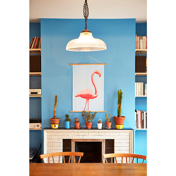 Fernando Flamingo tea towel