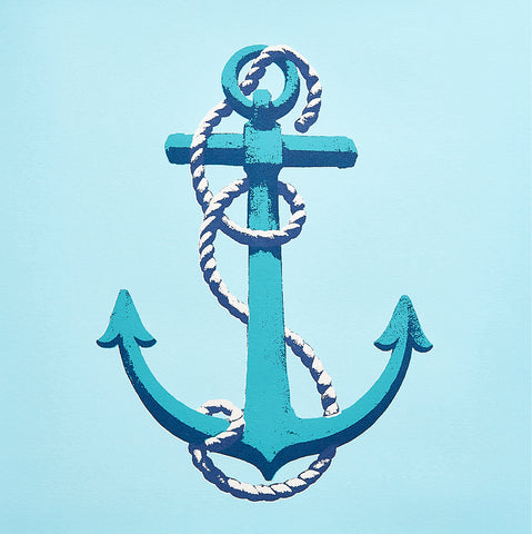 Anchor greetings card - Inspired 