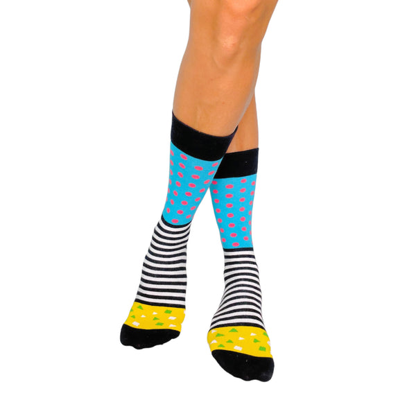 Dots and stripes socks