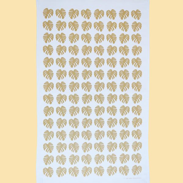 Cheese Plant Leaf Tea Towel - Inspired