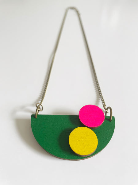 Frankie green necklace
