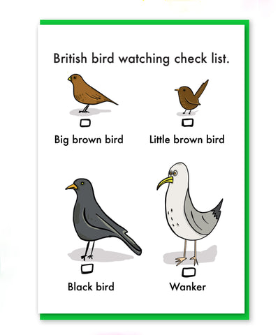 Bird Watching card