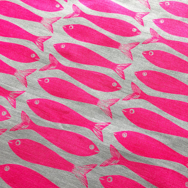 Fish design tea towel