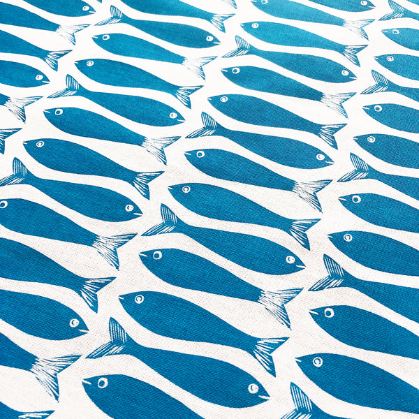 Fish design tea towel