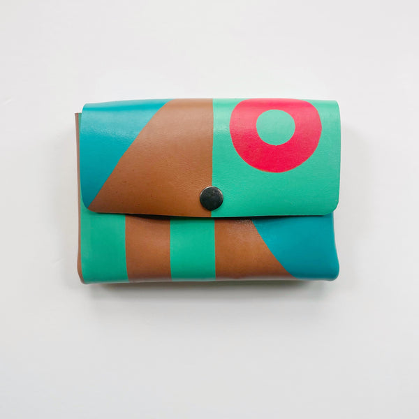 Dora- two compartment leather purse