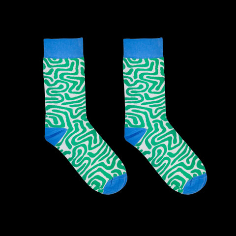 Roots green socks