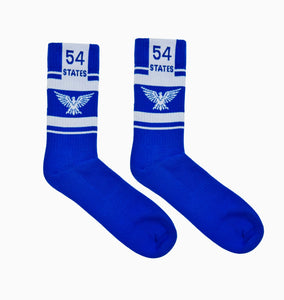 54 States Blue Eagle socks