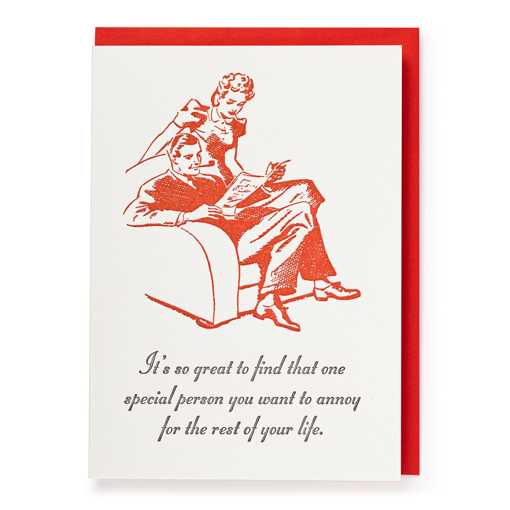 Annoy For Rest Of Life Valentines card