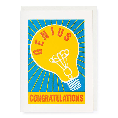 Genius congratulations card