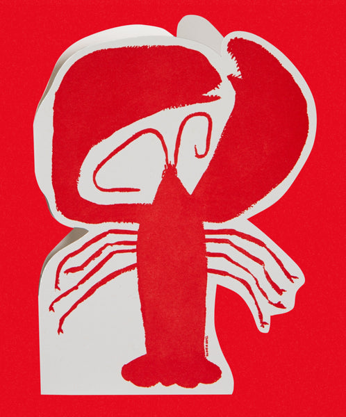 The Lobster greetings card